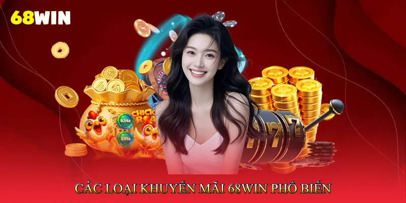 Các loại khuyến mãi 68Win phổ biến