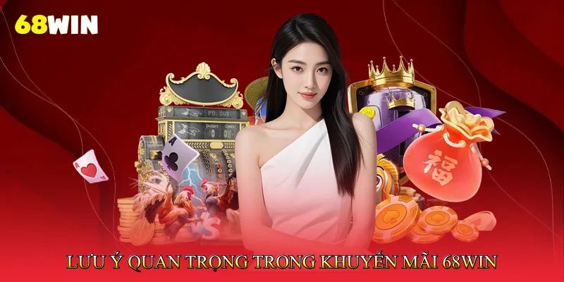 Những lưu ý quan trọng trong Khuyến mãi 68Win